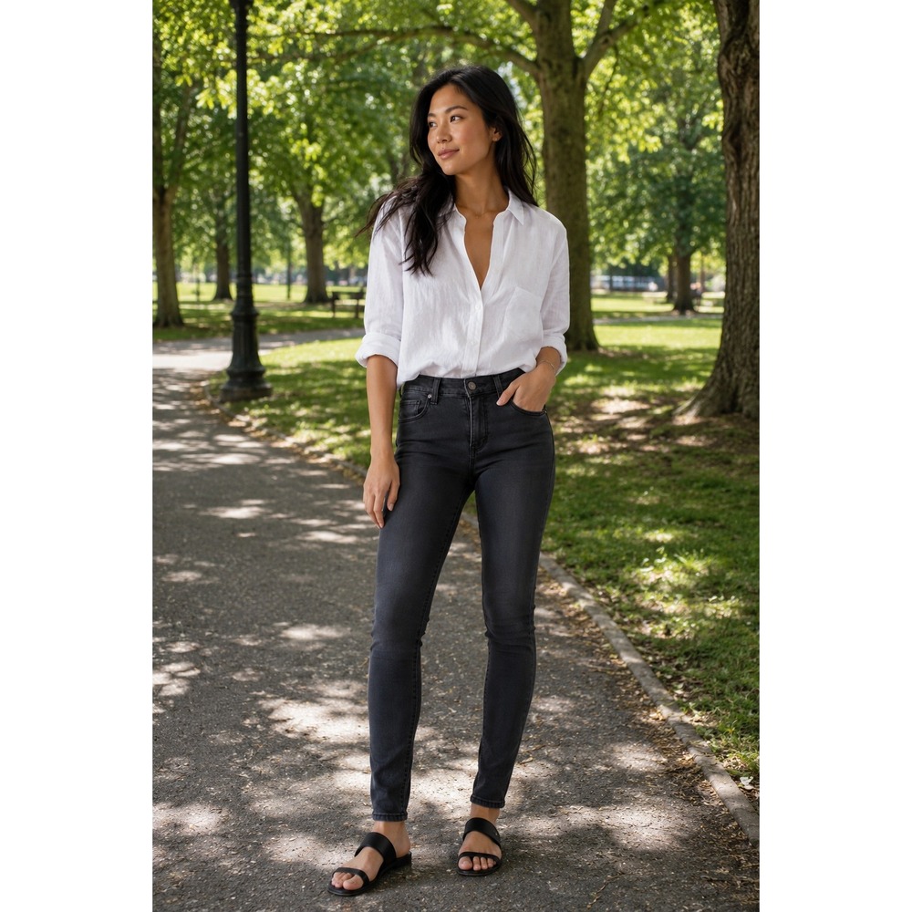 Paige‎ Hoxton Ultra Skinny Black Jeans
